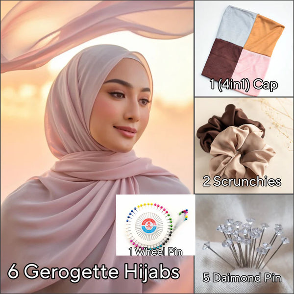 6 GEORGETTE HIJAB DEAL