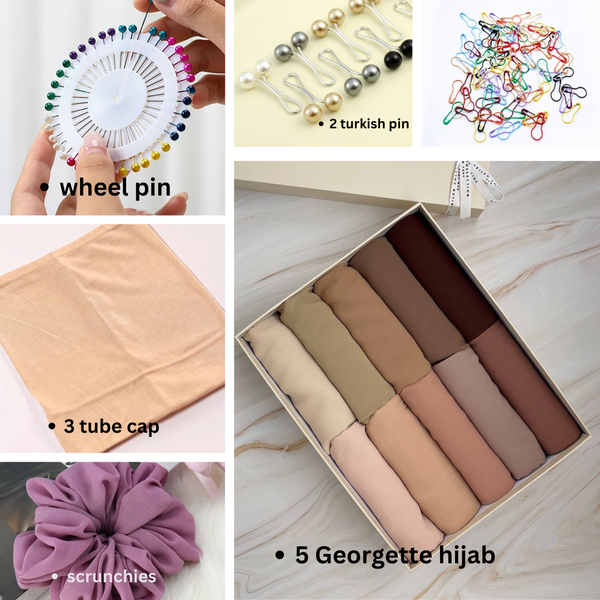 Georgette Hijab Box - Pastel Magic